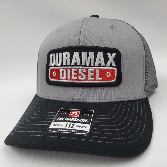 Richardson 112 Trucker Duramax Diesel Embroidered Patch Cap Hat Mesh Snapback - Picture 1 of 4